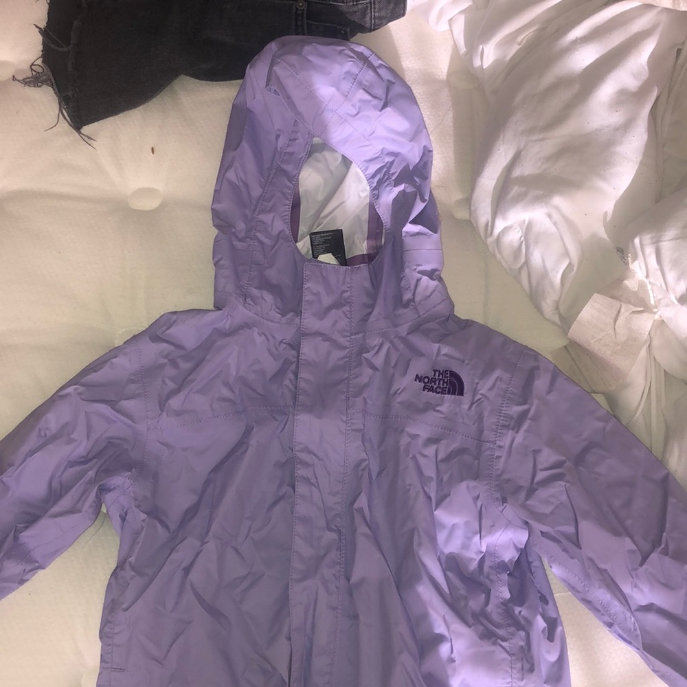 north face rain coat